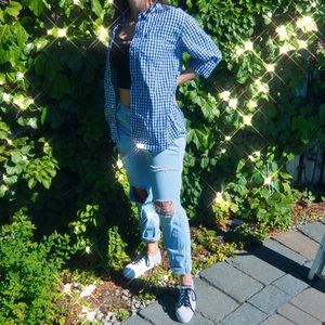 Tommy Hilfiger Plaid/Tartan/Checkered Button Down